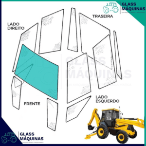 VIDRO PARABRISA FRONTAL JCB 3C